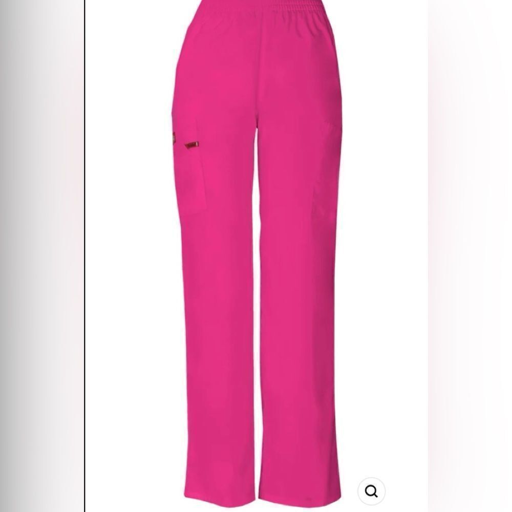 Dickies Size Large modern classic petite hot pink scrub pants